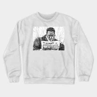 ALBERT CAMUS ink portrait .3 Crewneck Sweatshirt